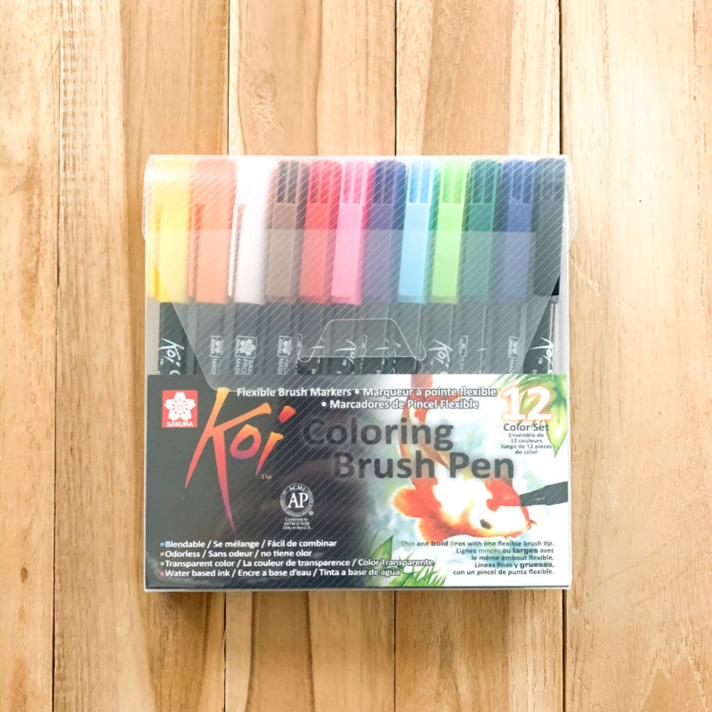 Sakura Koi Coloring Brushpennen set (12 stuks)