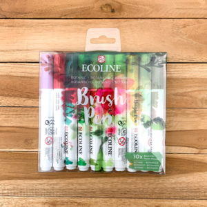 Ecoline brushpennen set botanic (10 stuks)